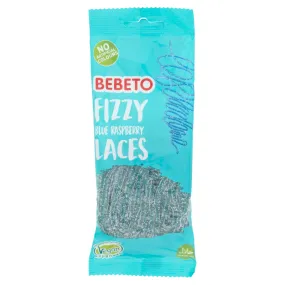 Bebeto Fizzy Blue Raspberry Laces 160g PMP £1 - Case of 12