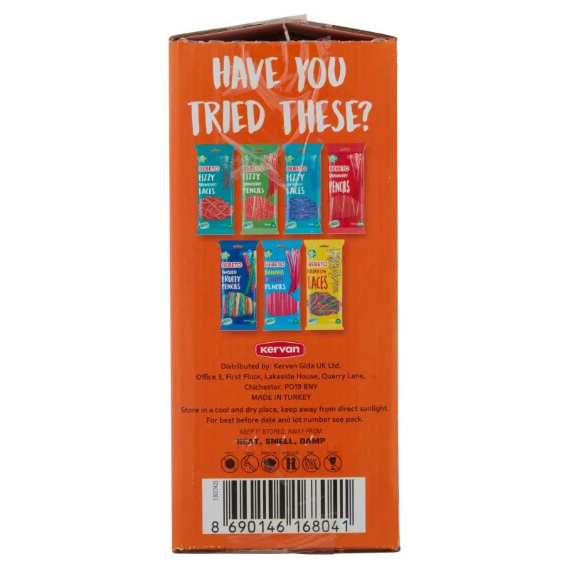 Bebeto Strawberry Laces 160g PMP £1 - Case of 12