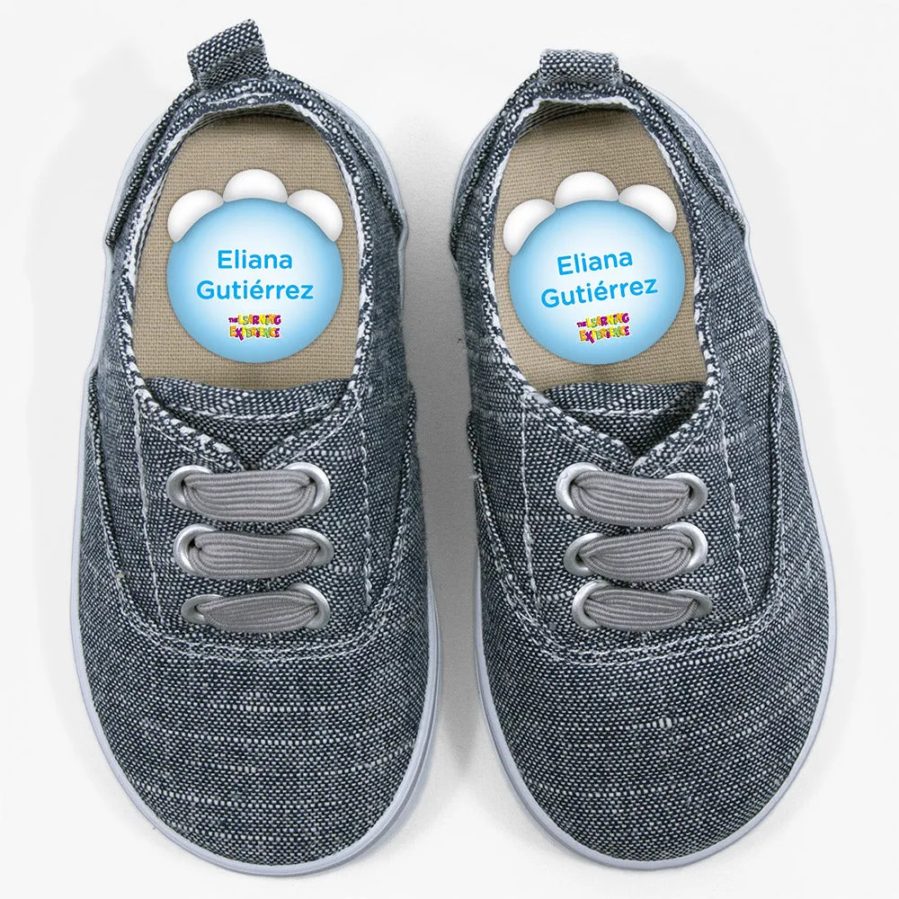 Bubbles Twaddlers   Up Shoe Labels
