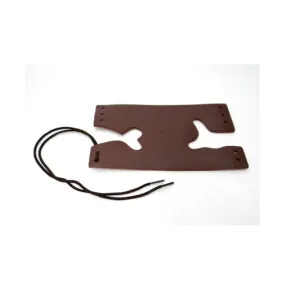 Conn-Selmer Trumpet Valve Guard with Laces, Brown