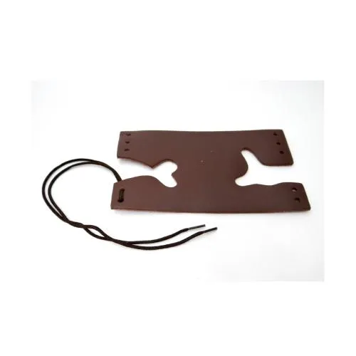 Conn-Selmer Trumpet Valve Guard with Laces, Brown