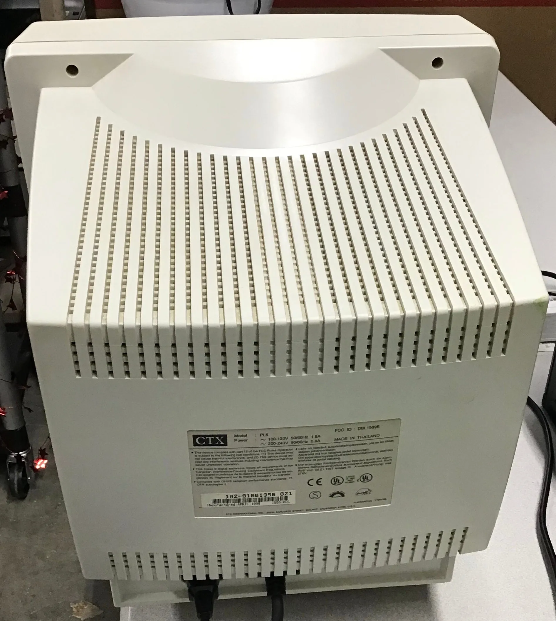 CTX PL5 CRT Monitor