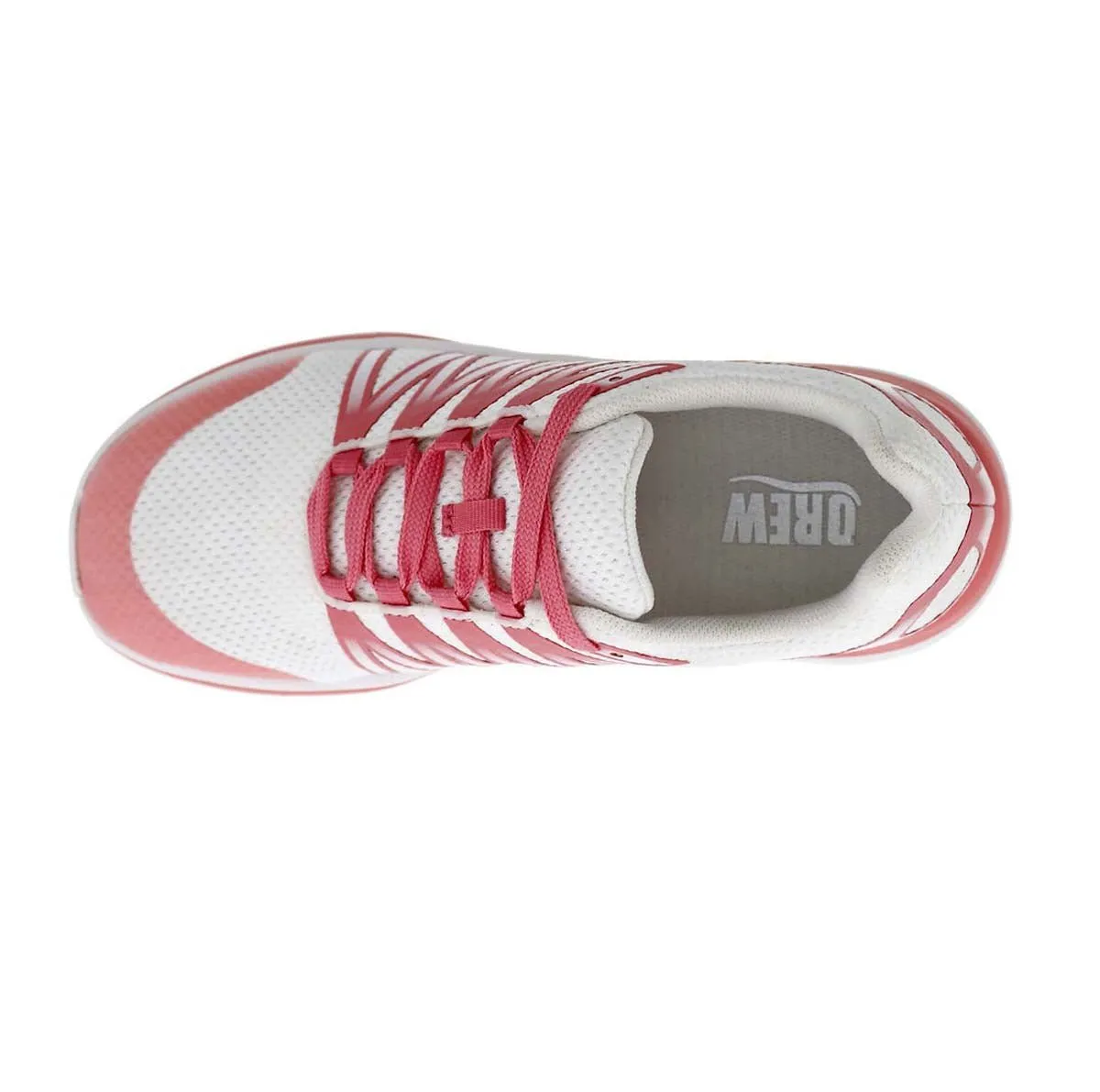 Drew Balance Women's Sneaker In White/coral Combo