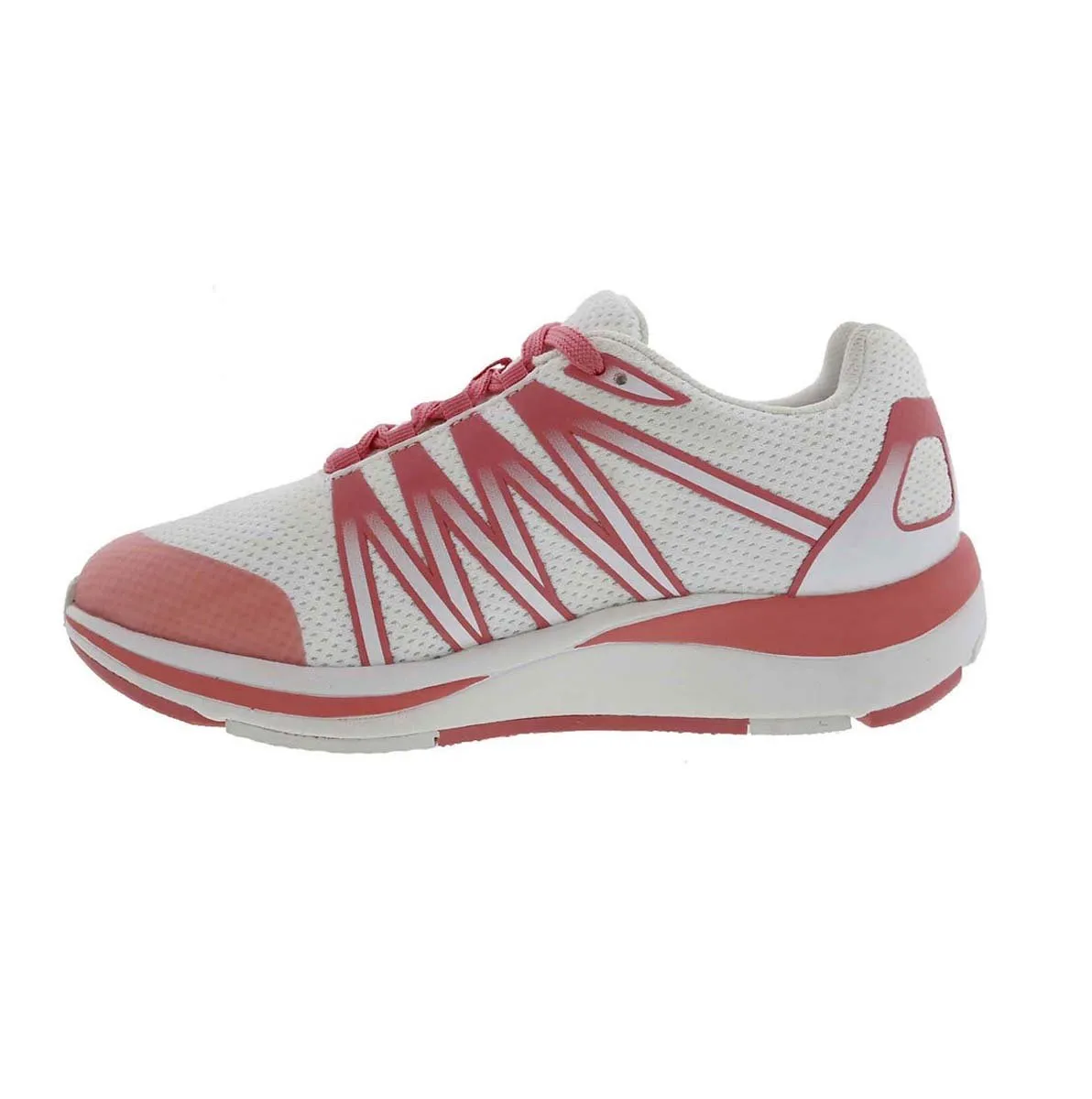Drew Balance Women's Sneaker In White/coral Combo