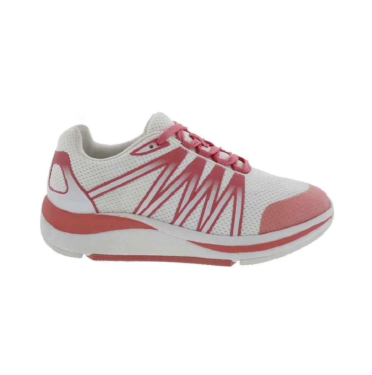 Drew Balance Women's Sneaker In White/coral Combo