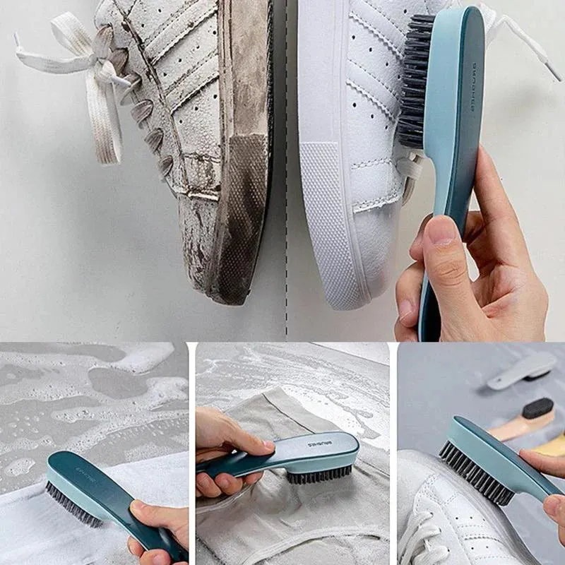 Eco-Friendly Shoe & Multi-Surface Cleaning Brush, Durable Design