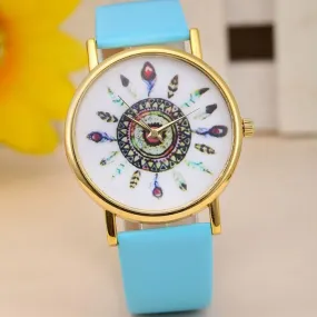 Feather Dial Quartz Watch