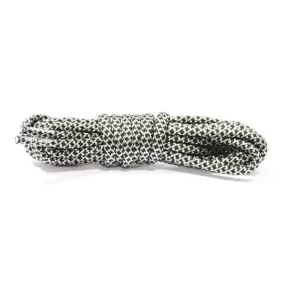 Fully Laced Metallic Silver/Black Laces
