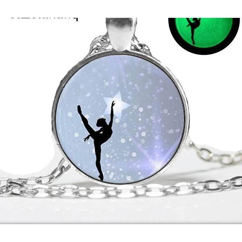 Glow in The Dark Pendant Necklace