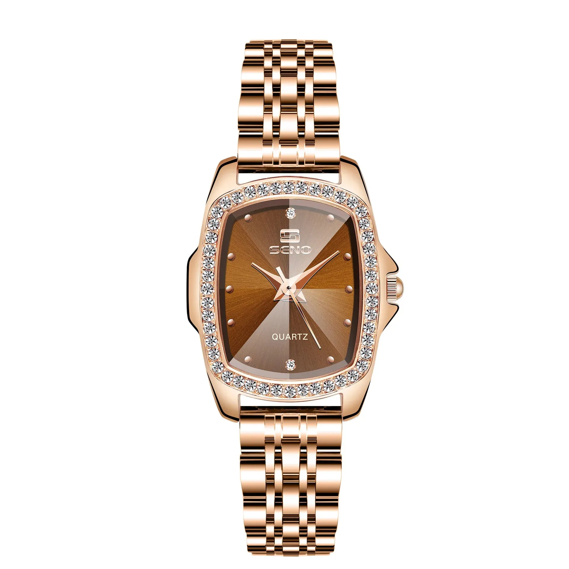 Luxury Quartz Elegant Stainless Steel Mesh Watch
