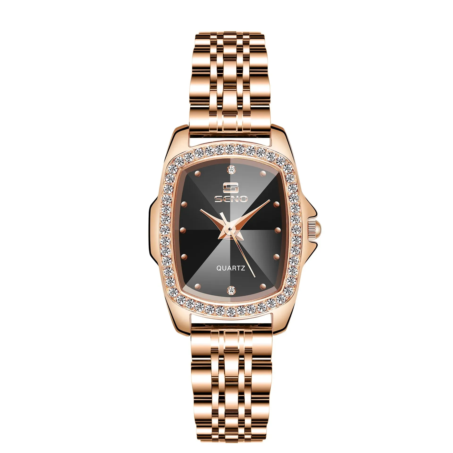Luxury Quartz Elegant Stainless Steel Mesh Watch