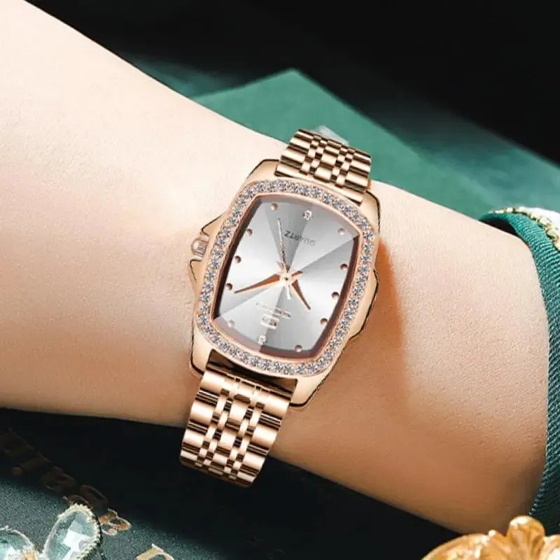 Luxury Quartz Elegant Stainless Steel Mesh Watch