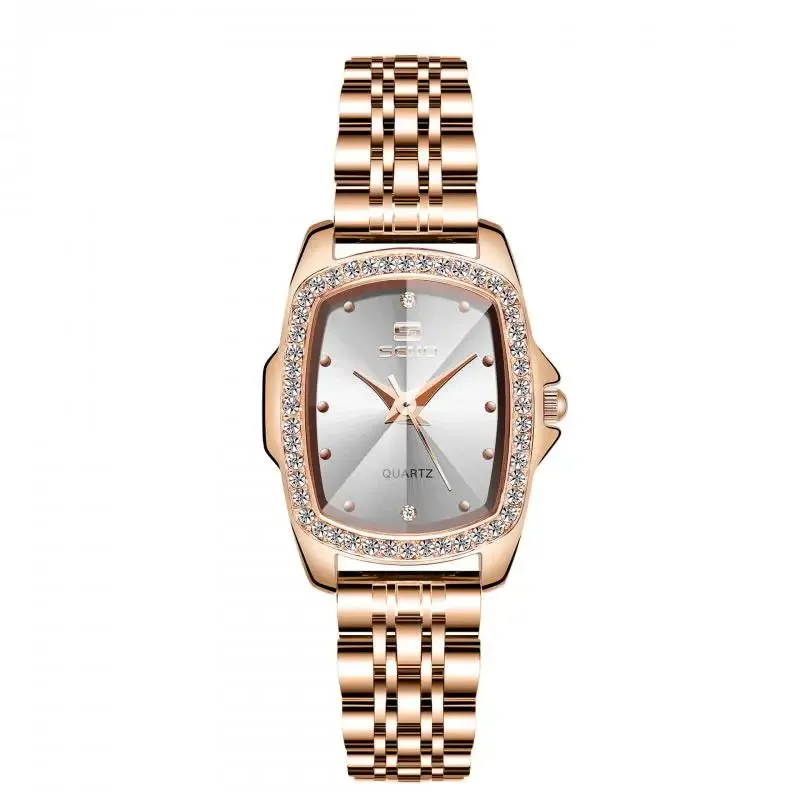 Luxury Quartz Elegant Stainless Steel Mesh Watch