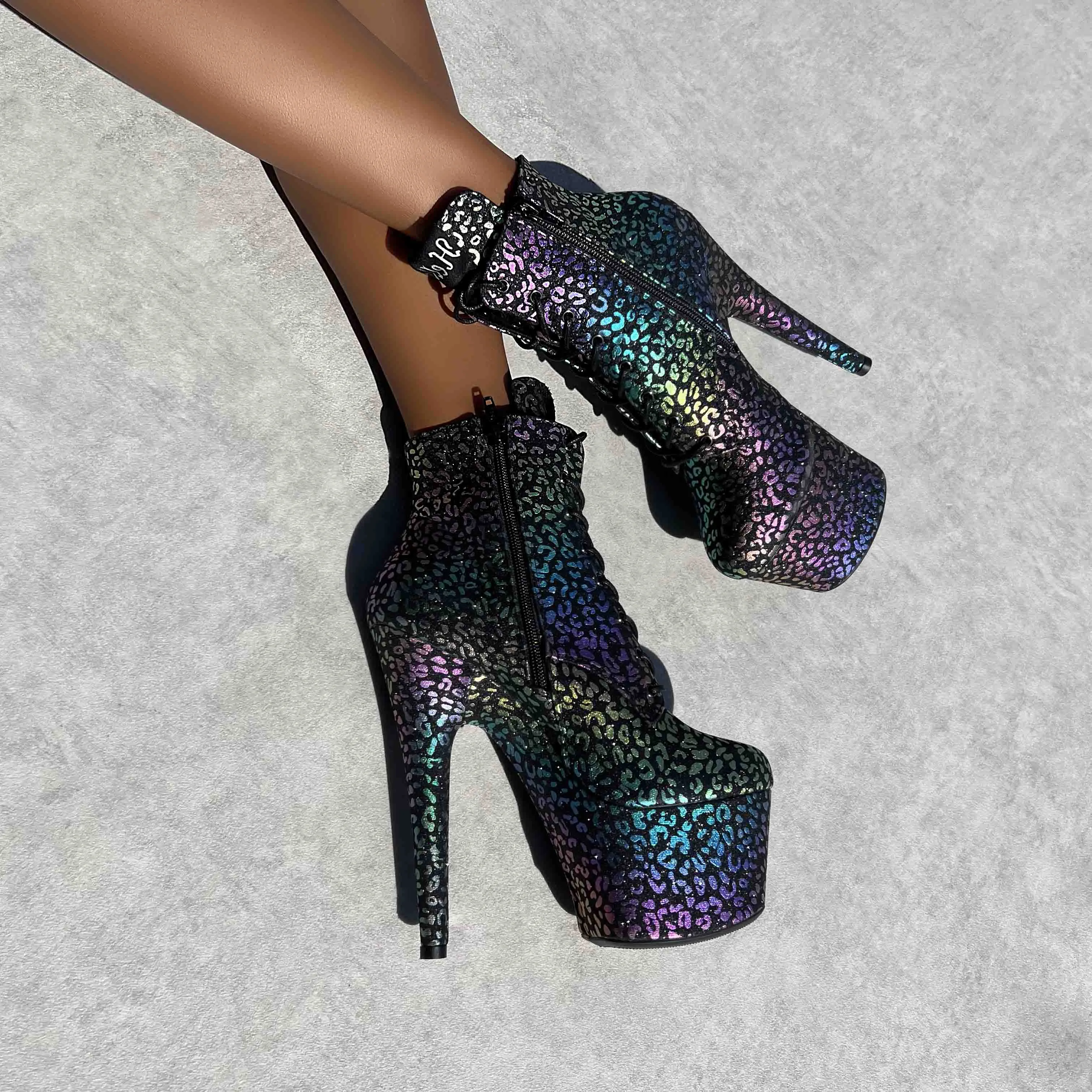 Moonlight Leopard Ankle Boot - 7INCH