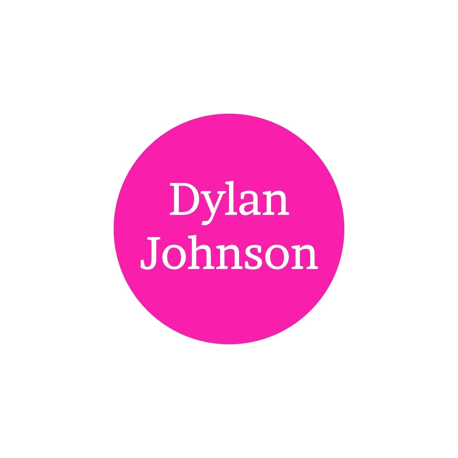 One Color Iron-On Clothing Labels