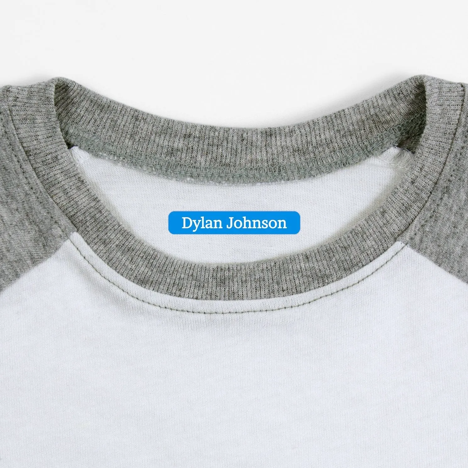 One Color Iron-On Clothing Labels