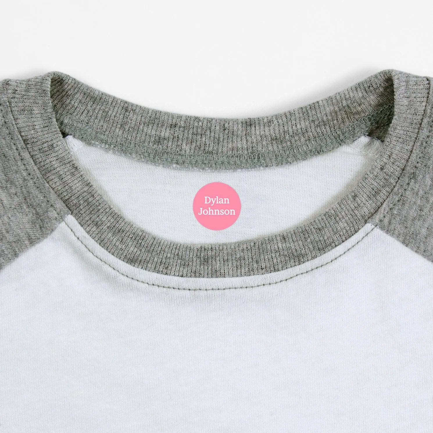 One Color Iron-On Clothing Labels