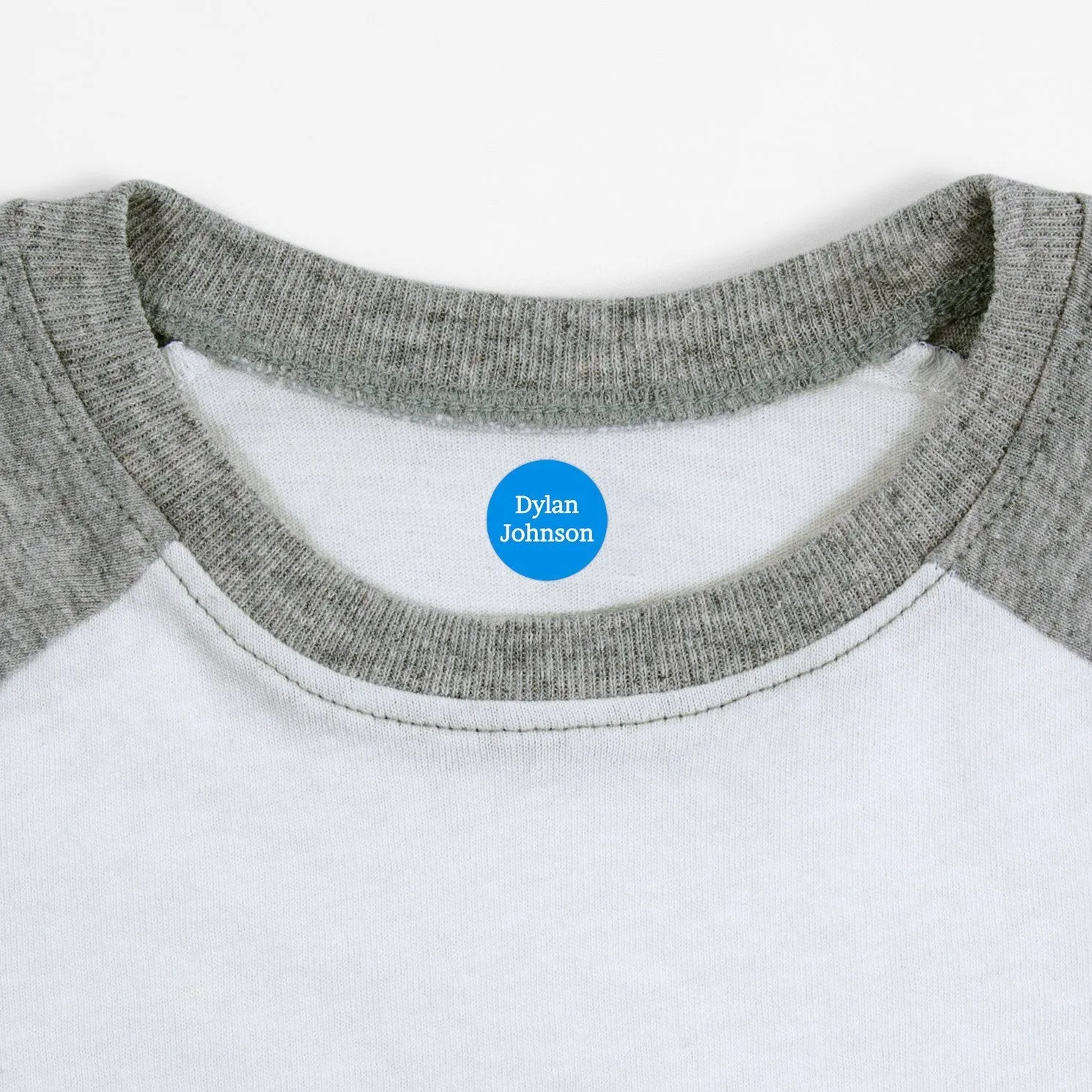 One Color Iron-On Clothing Labels