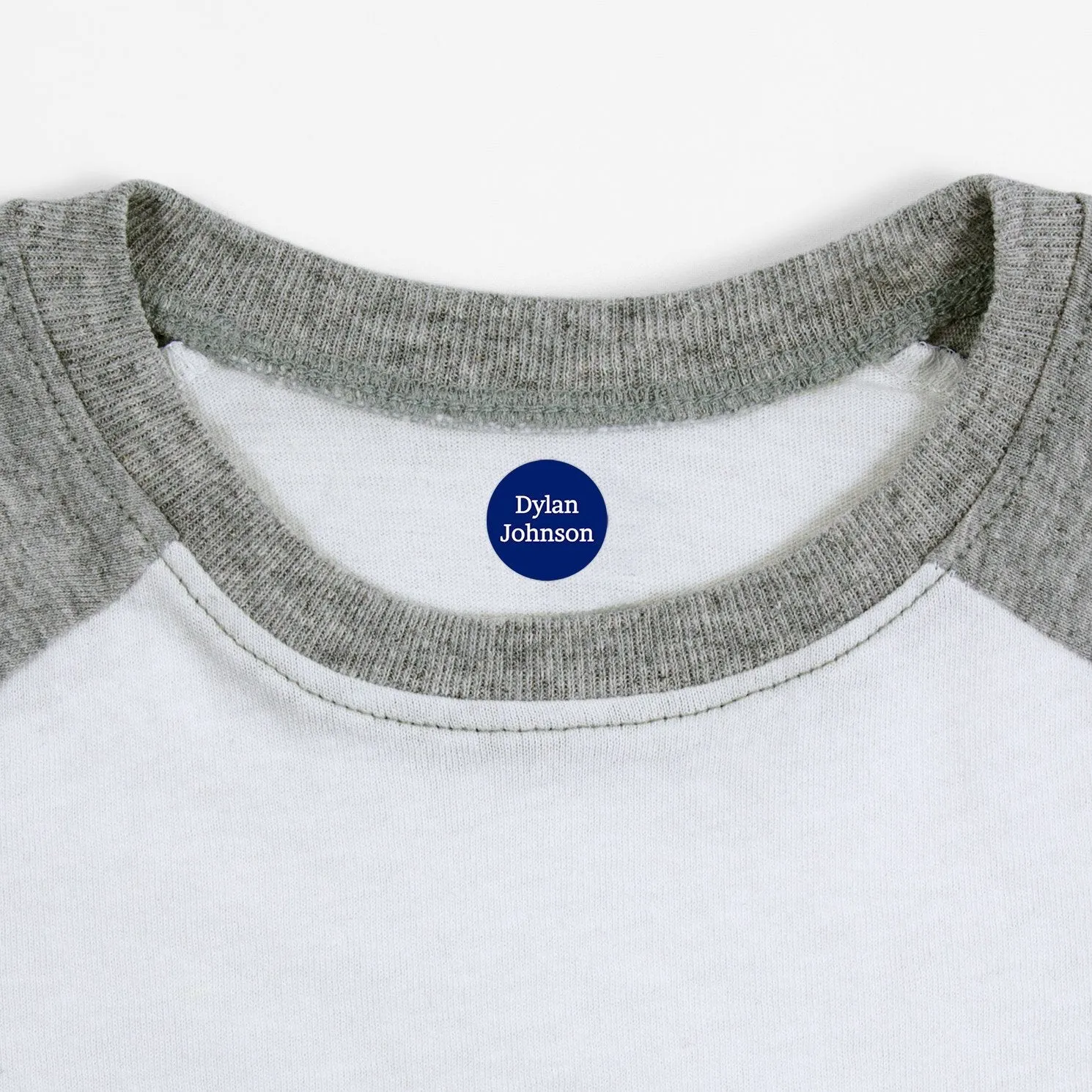 One Color Iron-On Clothing Labels