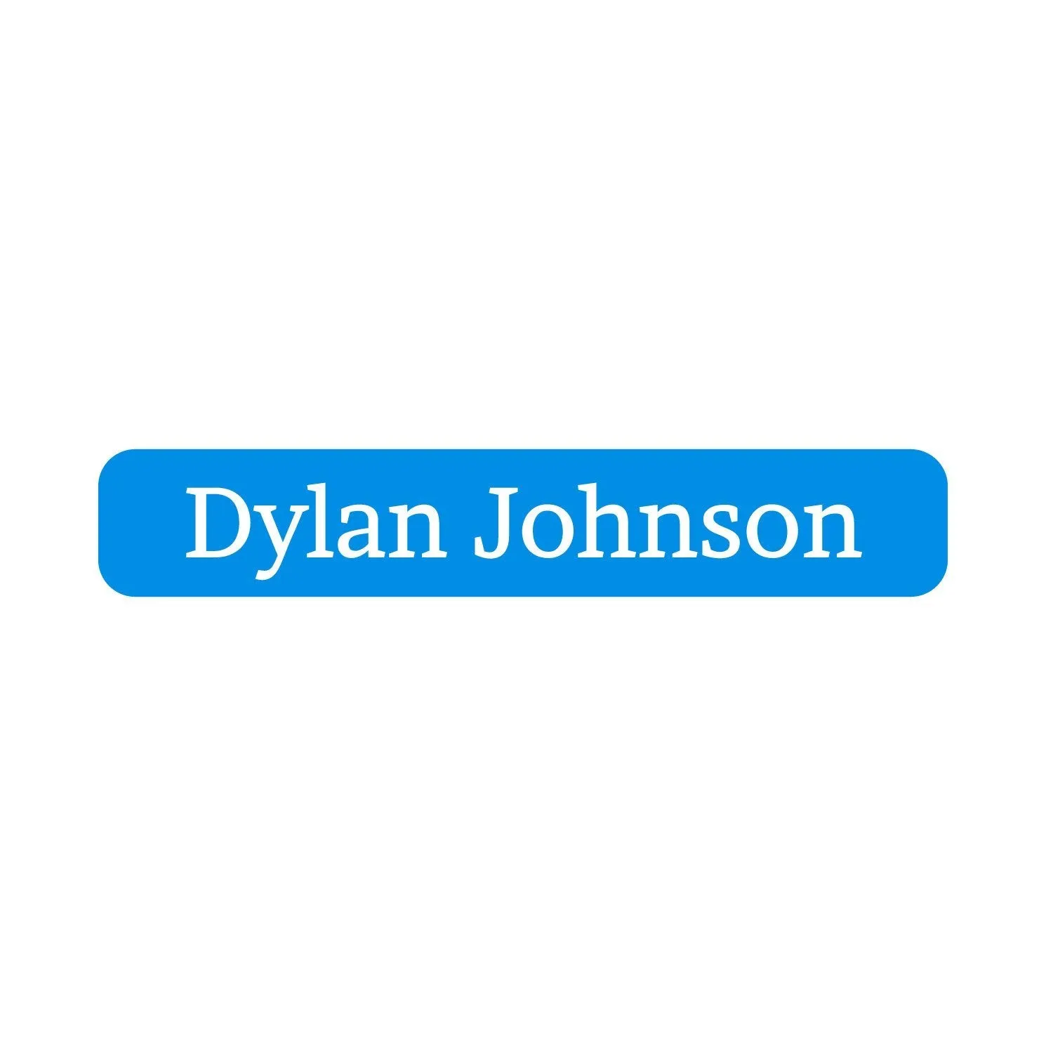One Color Iron-On Clothing Labels