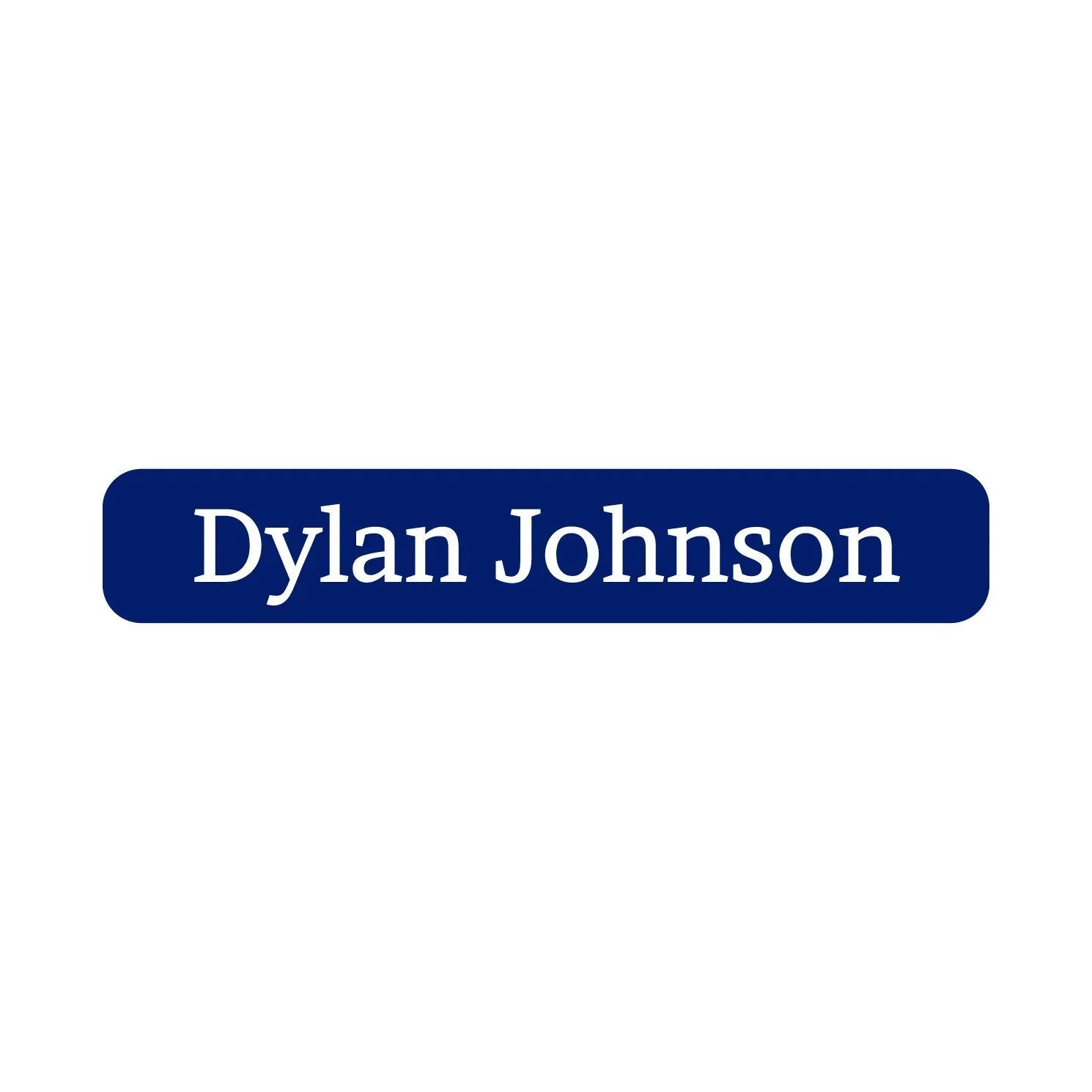 One Color Iron-On Clothing Labels