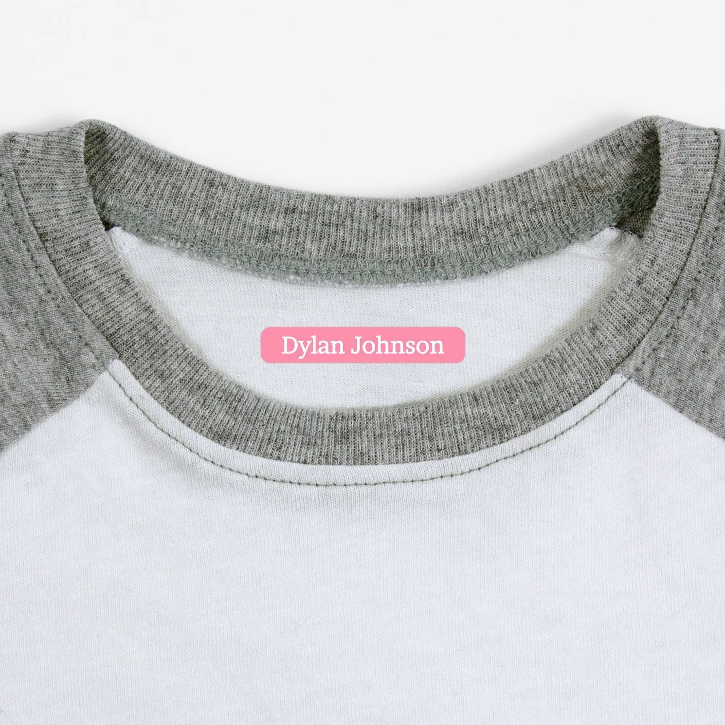 One Color Iron-On Clothing Labels