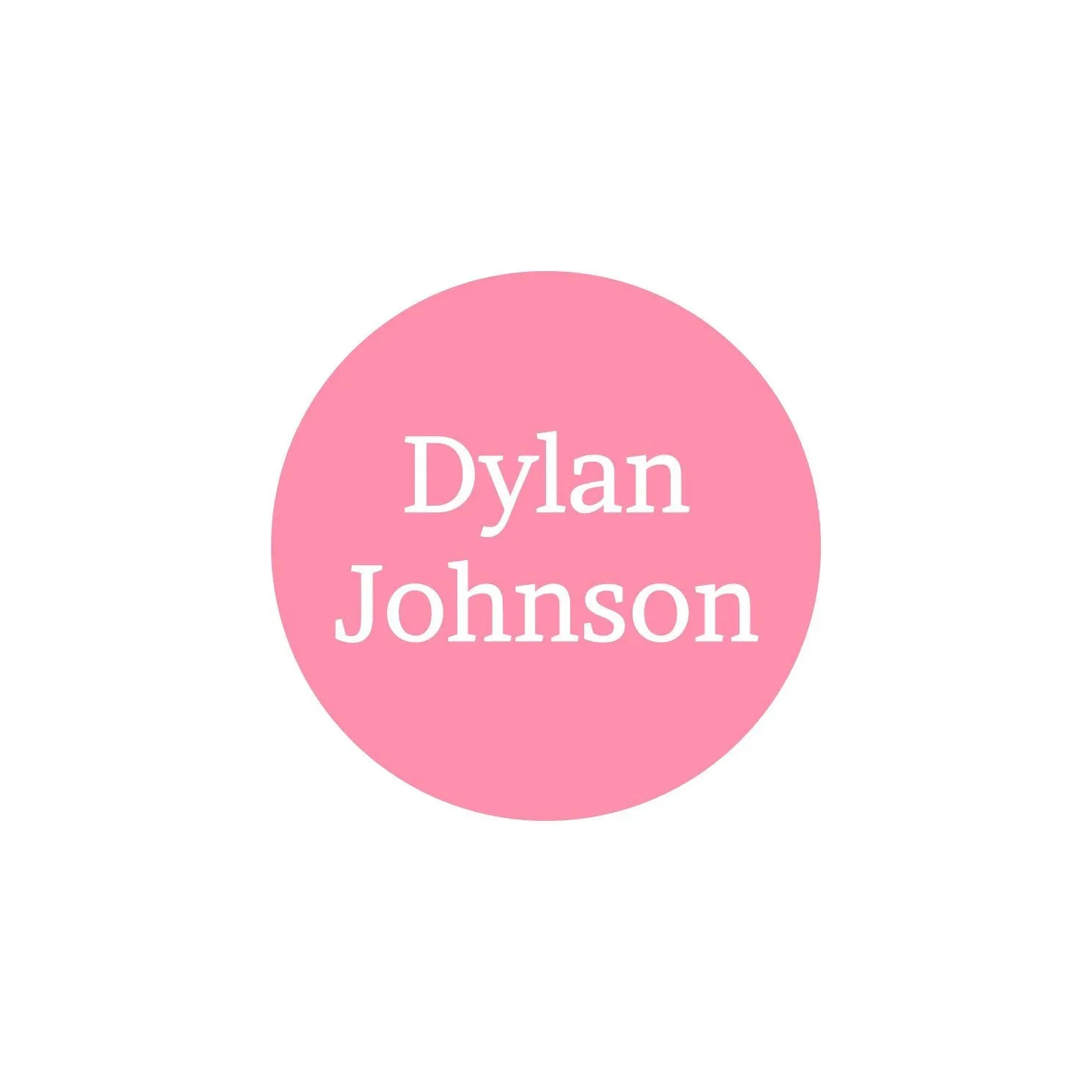 One Color Iron-On Clothing Labels