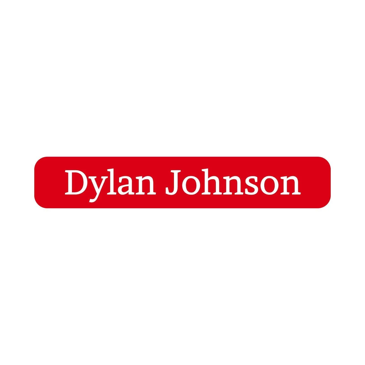 One Color Iron-On Clothing Labels