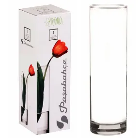 Pasabahce Glass Botanica Cylinder Vase 27cm