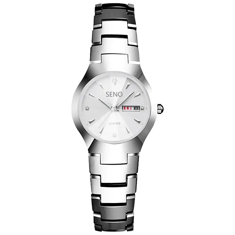 Rose Gold Steel Quartz Wristwatches