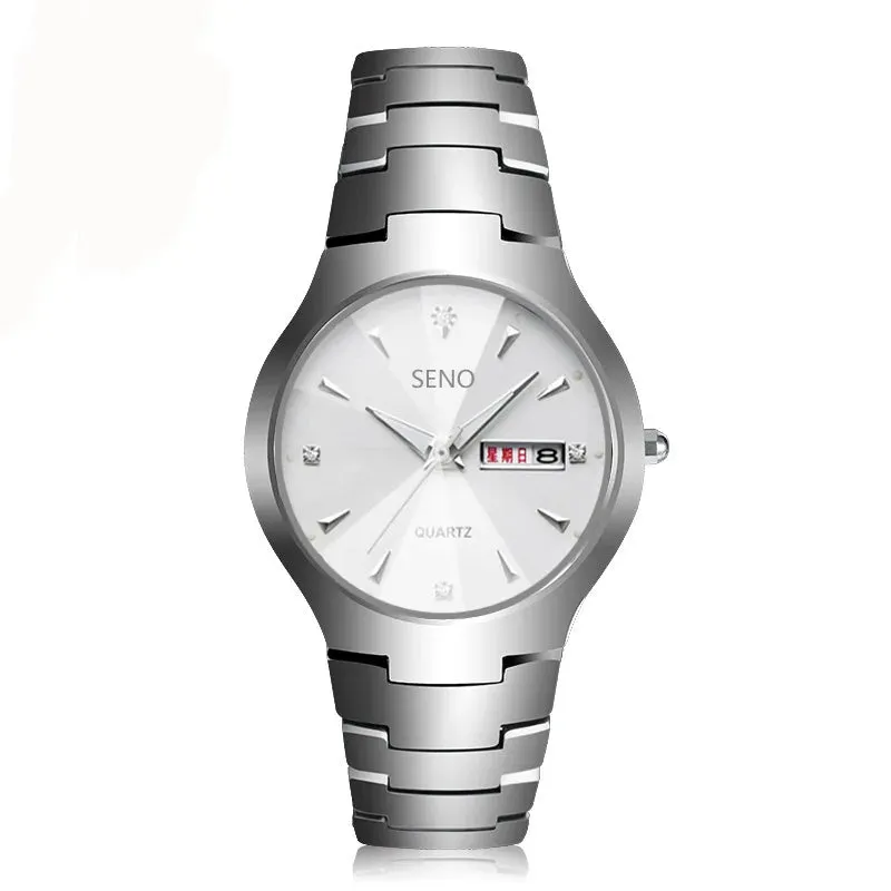 Rose Gold Steel Quartz Wristwatches