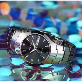 Rose Gold Steel Quartz Wristwatches