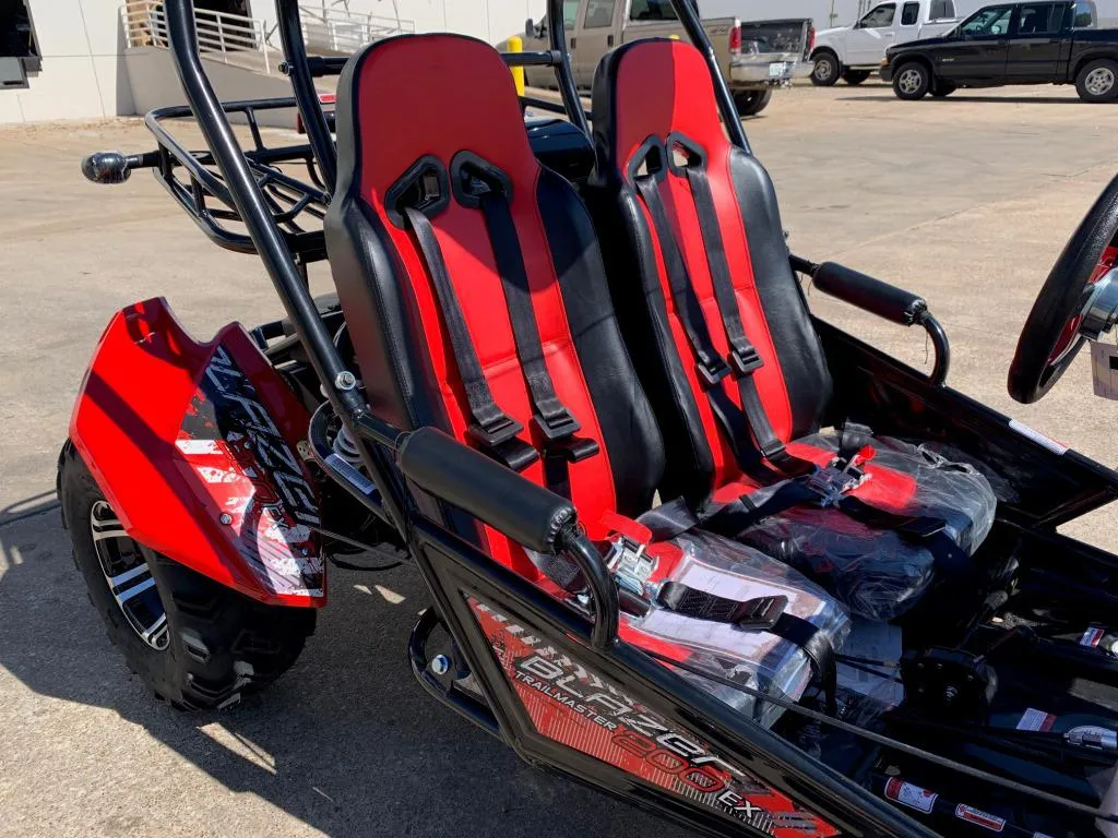 Trailmaster ULTRA BLAZER 200EX EFI Go Kart. Larger Tires, Custom Chrome Rims, Body Kit, Light Bar WindShield Fuel Injected