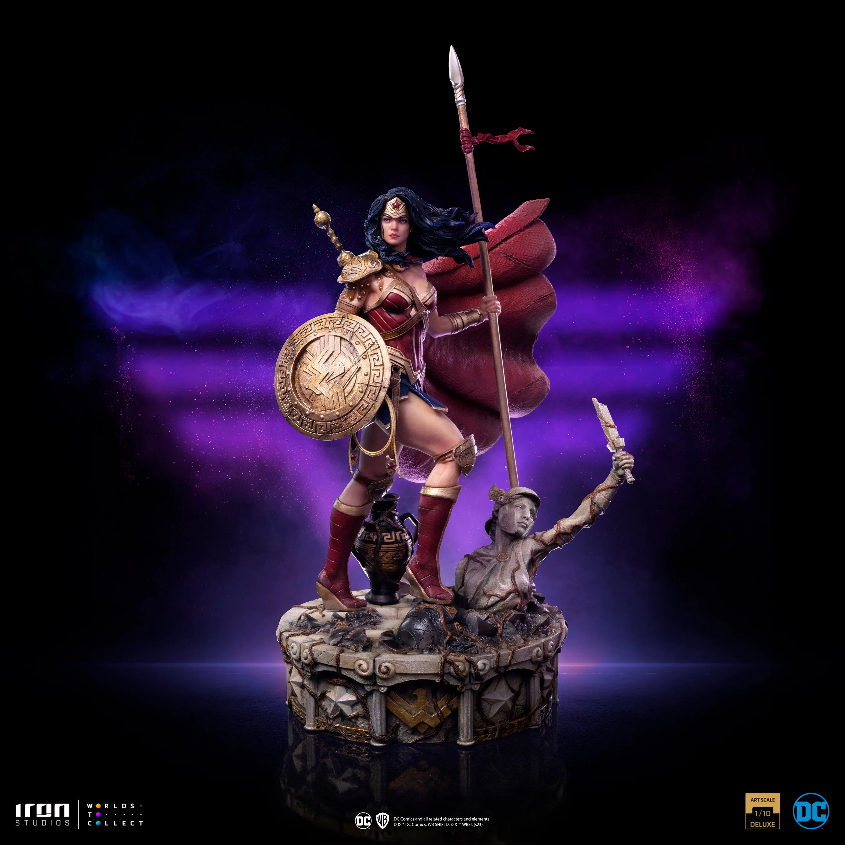Wonder Woman Unleashed BDS Art Statue by Iron Studios