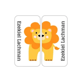 Zoo Animals Shoe Labels
