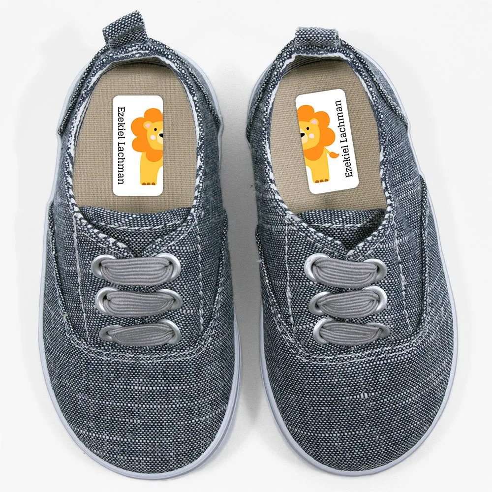 Zoo Animals Shoe Labels